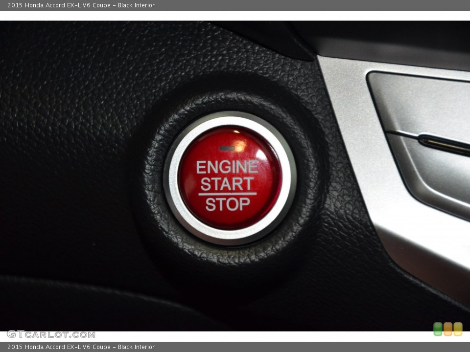Black Interior Controls for the 2015 Honda Accord EX-L V6 Coupe #97996408