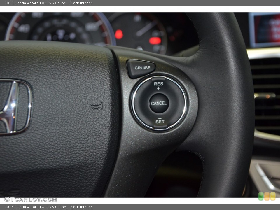 Black Interior Controls for the 2015 Honda Accord EX-L V6 Coupe #97996939