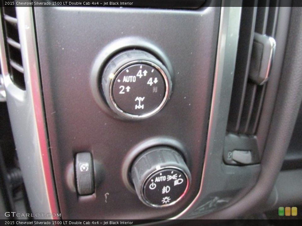 Jet Black Interior Controls for the 2015 Chevrolet Silverado 1500 LT Double Cab 4x4 #97997644