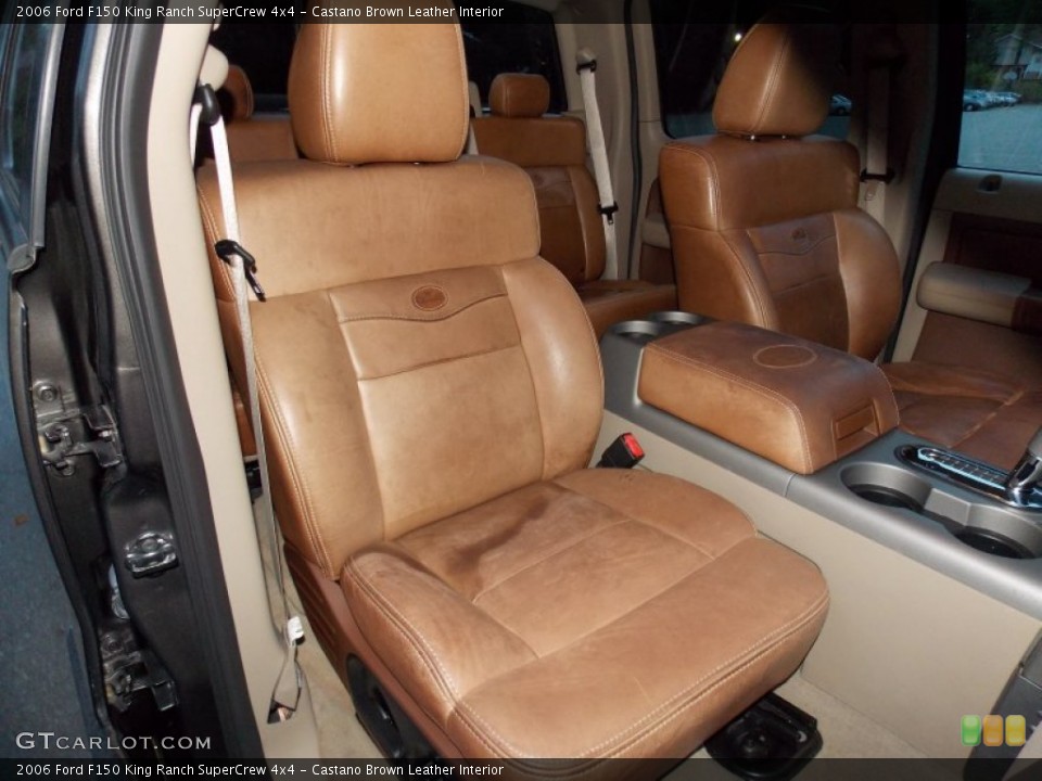 Castano Brown Leather 2006 Ford F150 Interiors