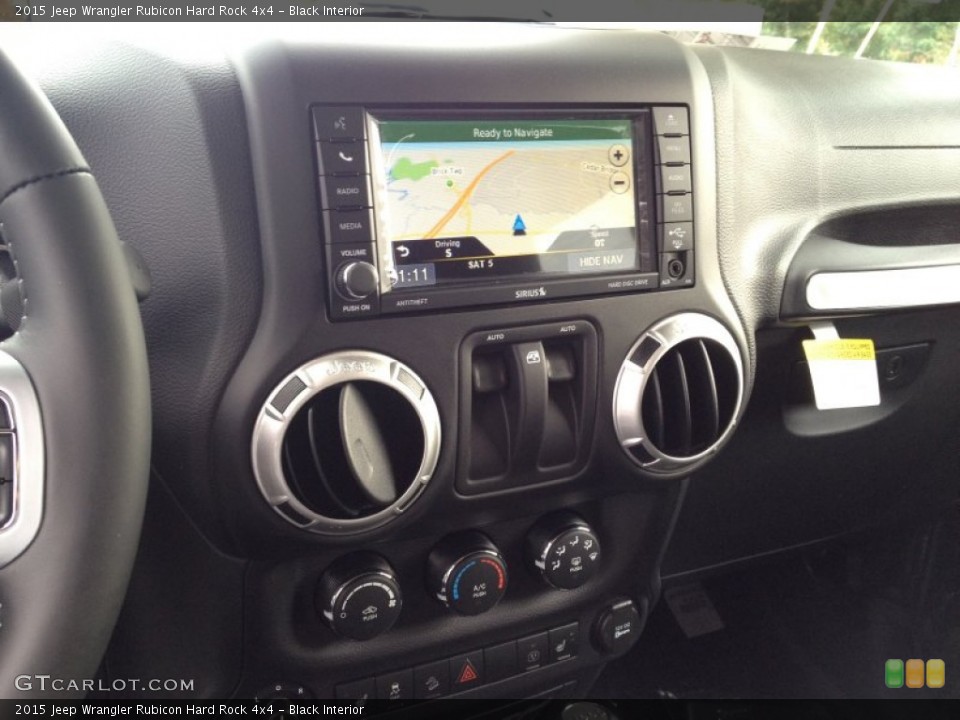 Black Interior Controls for the 2015 Jeep Wrangler Rubicon Hard Rock 4x4 #98002393