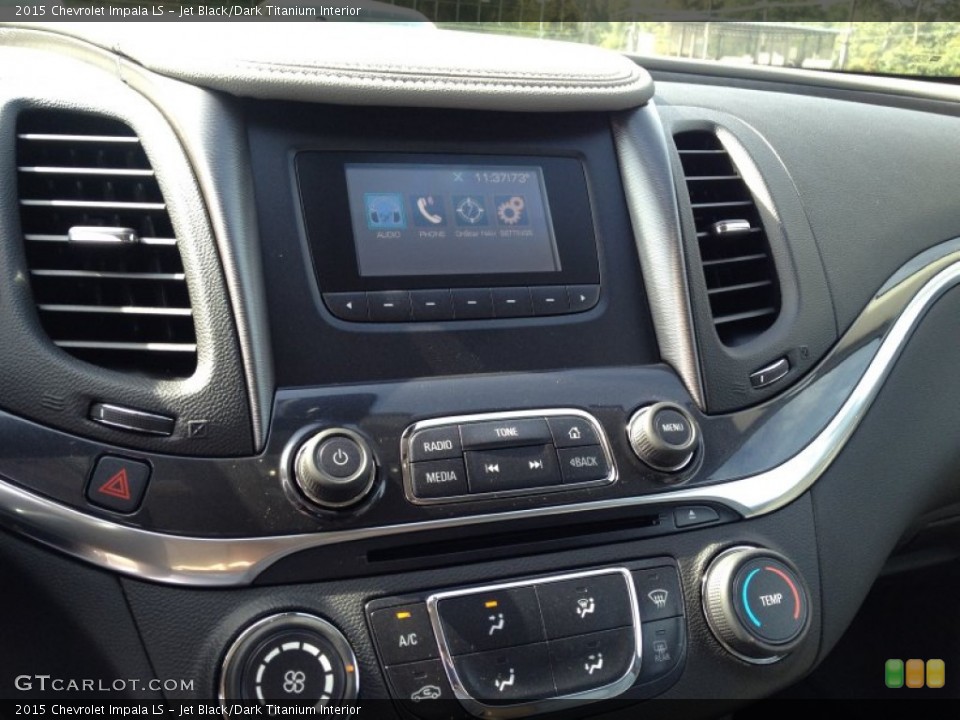 Jet Black/Dark Titanium Interior Controls for the 2015 Chevrolet Impala LS #98002927