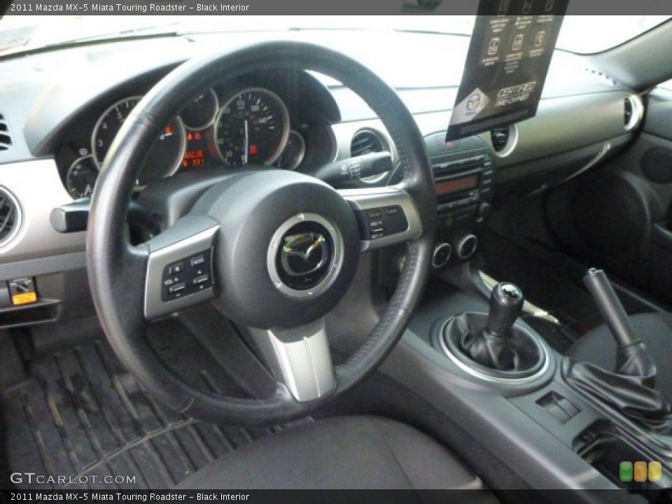 Black 2011 Mazda MX-5 Miata Interiors