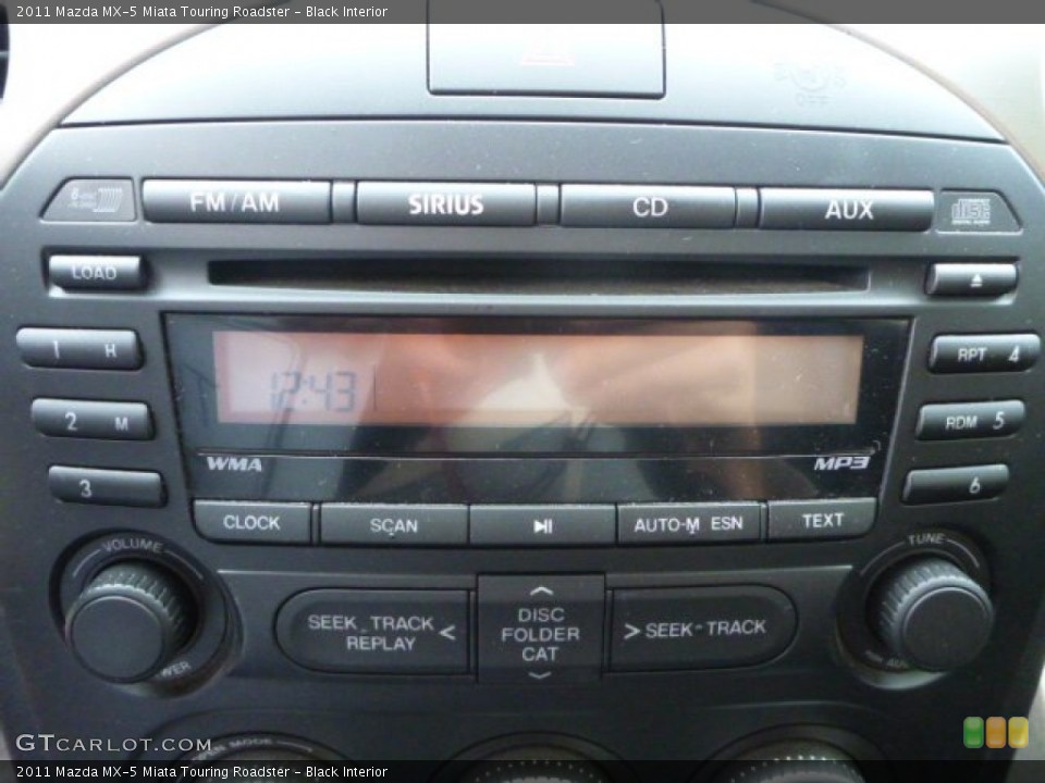 Black Interior Audio System for the 2011 Mazda MX-5 Miata Touring Roadster #98004145