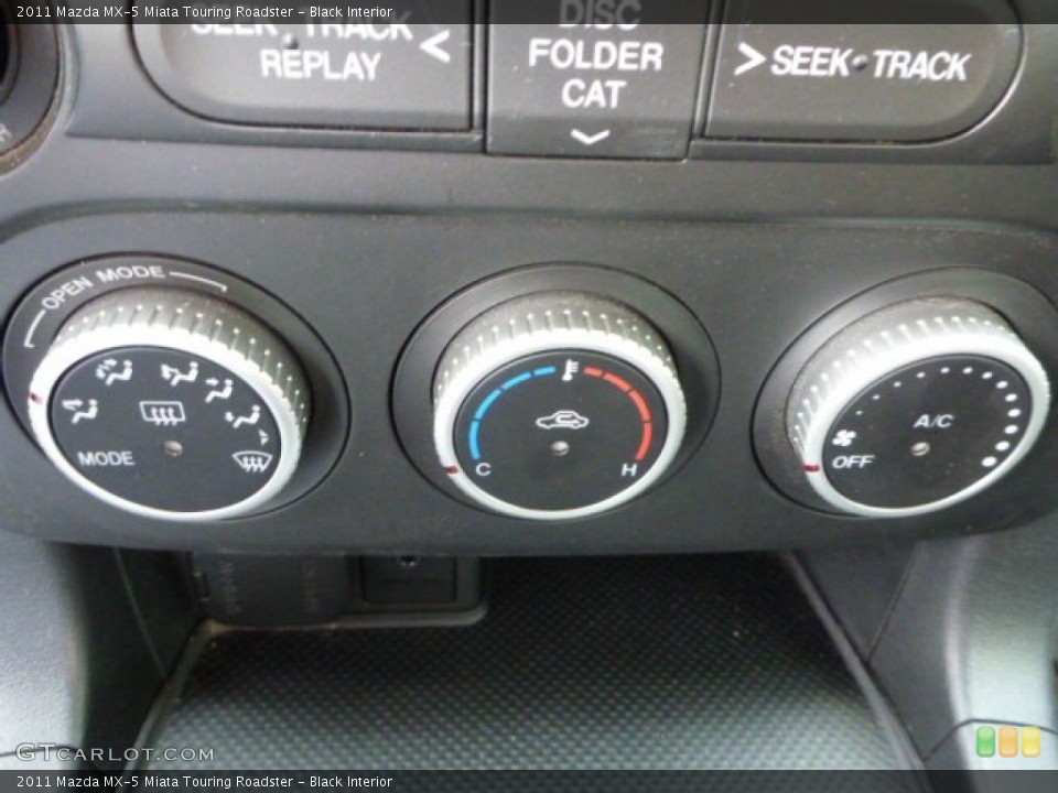 Black Interior Controls for the 2011 Mazda MX-5 Miata Touring Roadster #98004169
