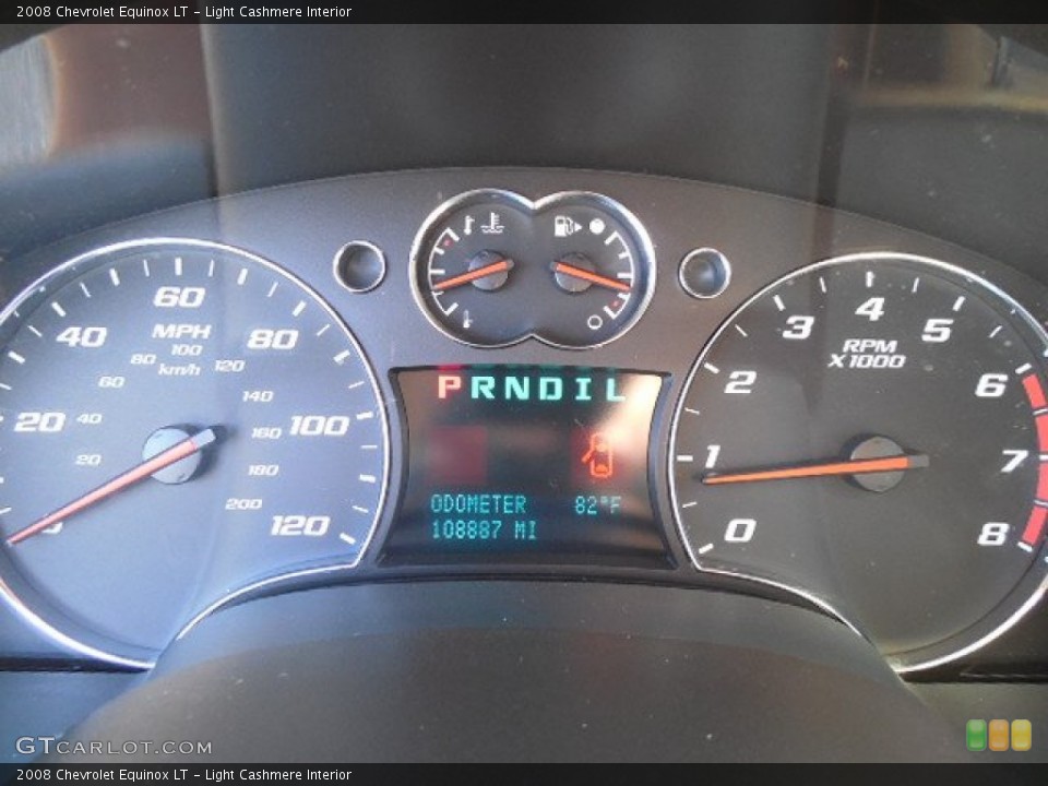 Light Cashmere Interior Gauges for the 2008 Chevrolet Equinox LT #98005834