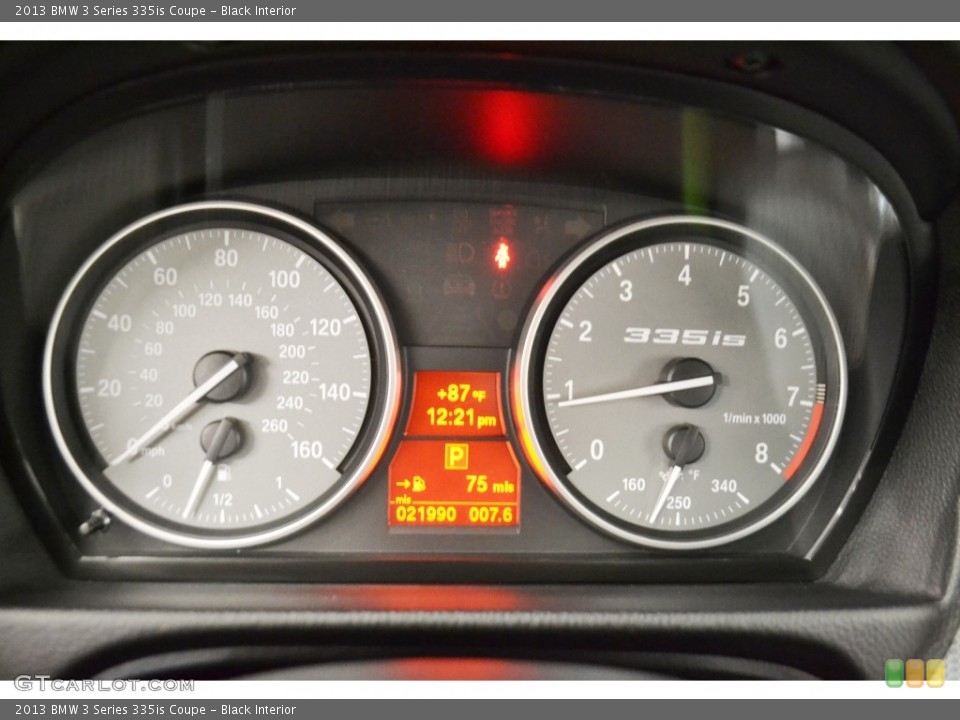 Black Interior Gauges for the 2013 BMW 3 Series 335is Coupe #98008495