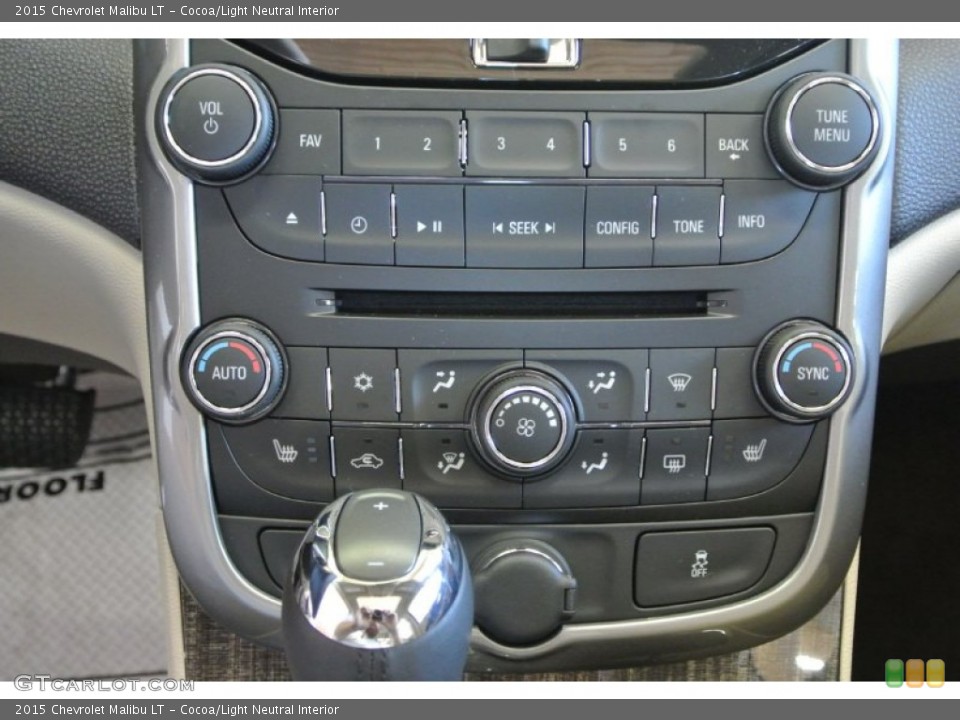 Cocoa/Light Neutral Interior Controls for the 2015 Chevrolet Malibu LT #98010982