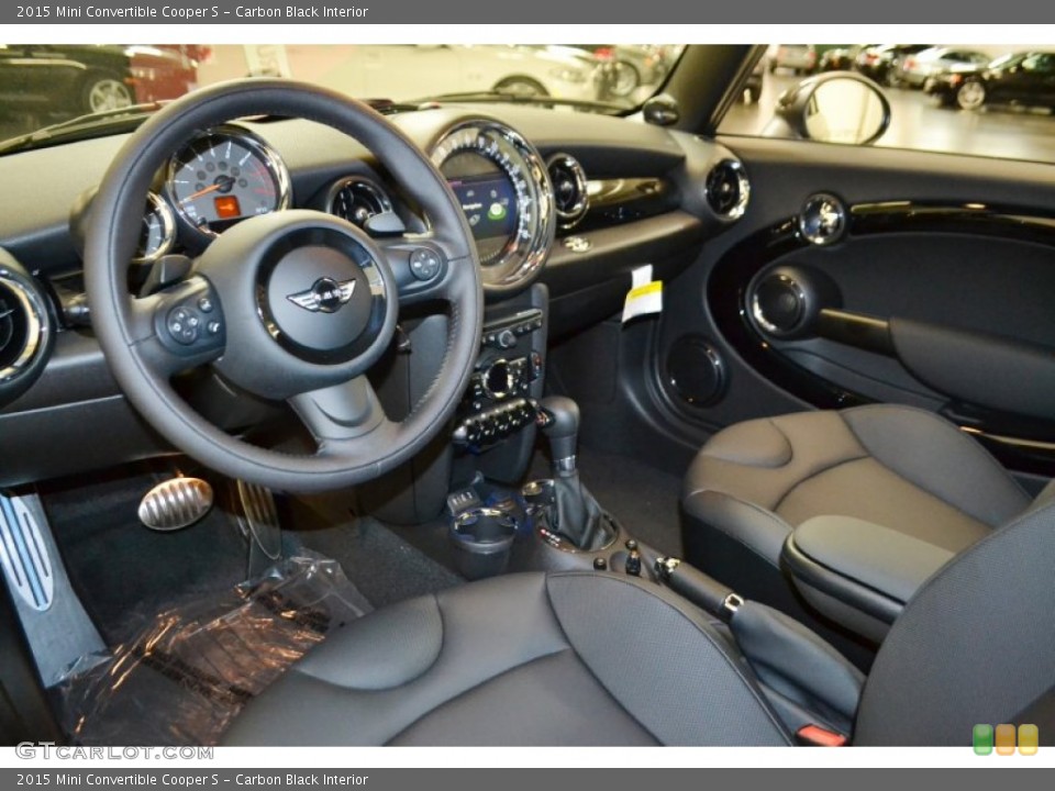 Carbon Black Interior Photo for the 2015 Mini Convertible Cooper S #98016304