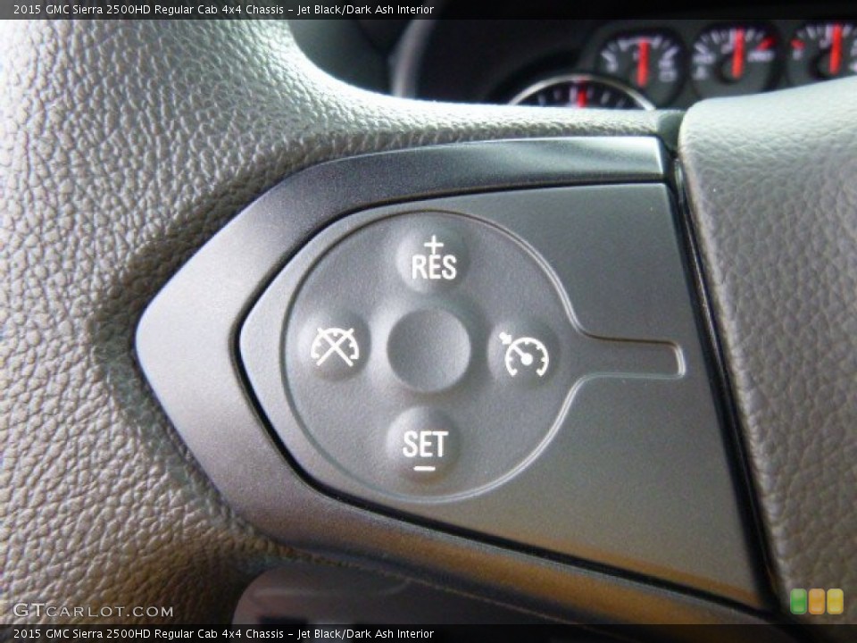 Jet Black/Dark Ash Interior Controls for the 2015 GMC Sierra 2500HD Regular Cab 4x4 Chassis #98017582
