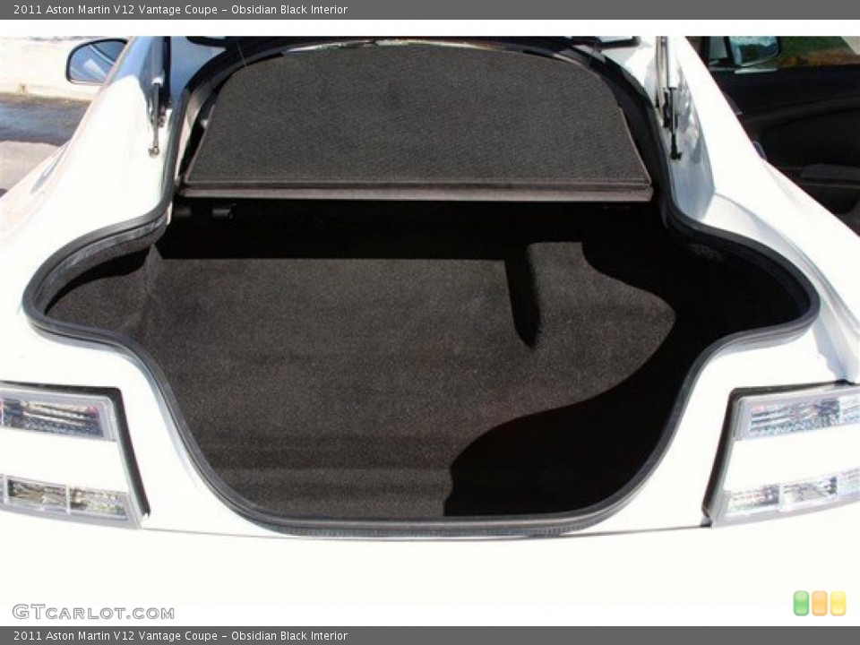 Obsidian Black Interior Trunk for the 2011 Aston Martin V12 Vantage Coupe #98017675
