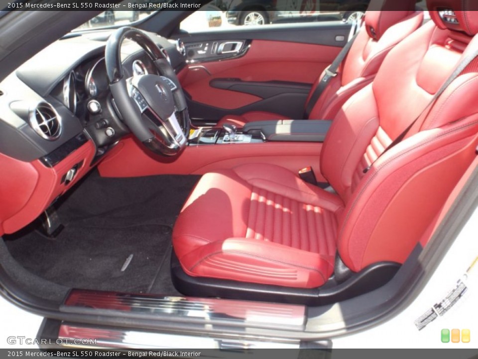 Bengal Red/Black Interior Front Seat for the 2015 Mercedes-Benz SL 550 Roadster #98020072