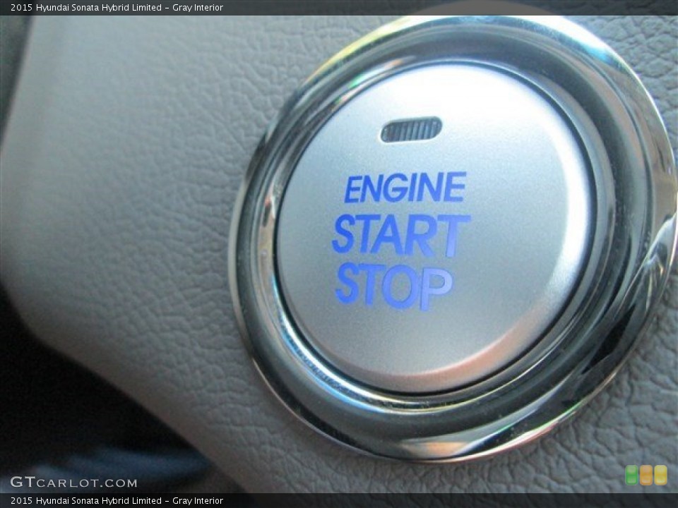 Gray Interior Controls for the 2015 Hyundai Sonata Hybrid Limited #98022055