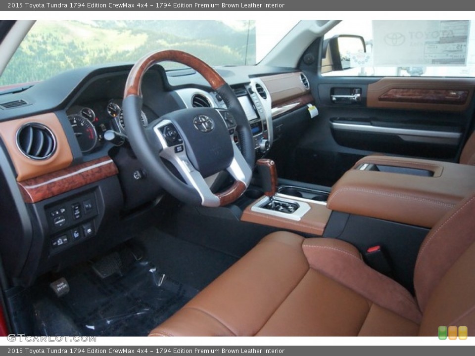 1794 Edition Premium Brown Leather Interior Prime Interior for the 2015 Toyota Tundra 1794 Edition CrewMax 4x4 #98022880