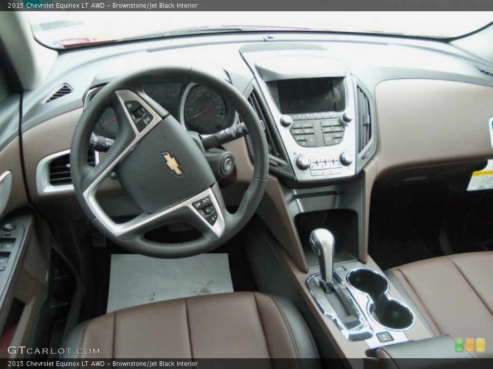 Brownstone/Jet Black Interior Photo for the 2015 Chevrolet Equinox LT AWD #98025859