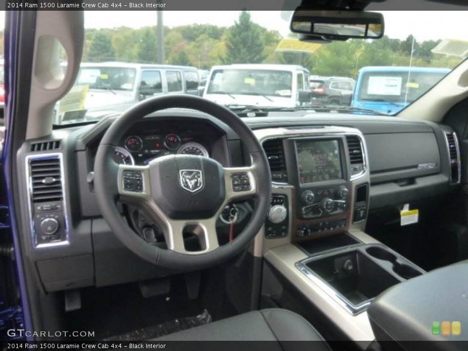 Black Interior Prime Interior for the 2014 Ram 1500 Laramie Crew Cab 4x4 #98034433