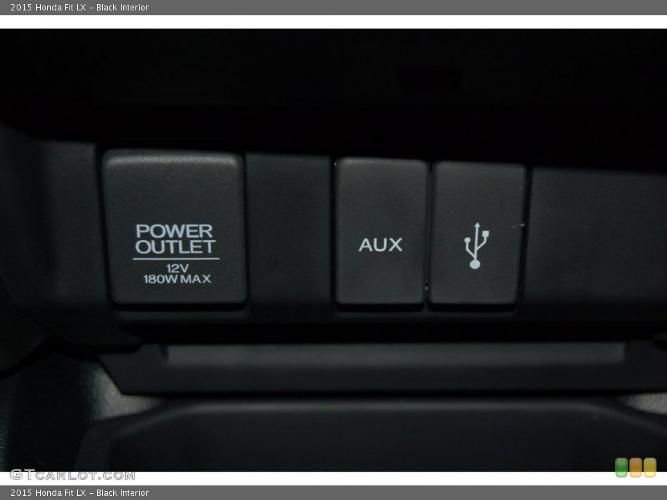 Black Interior Controls for the 2015 Honda Fit LX #98046607