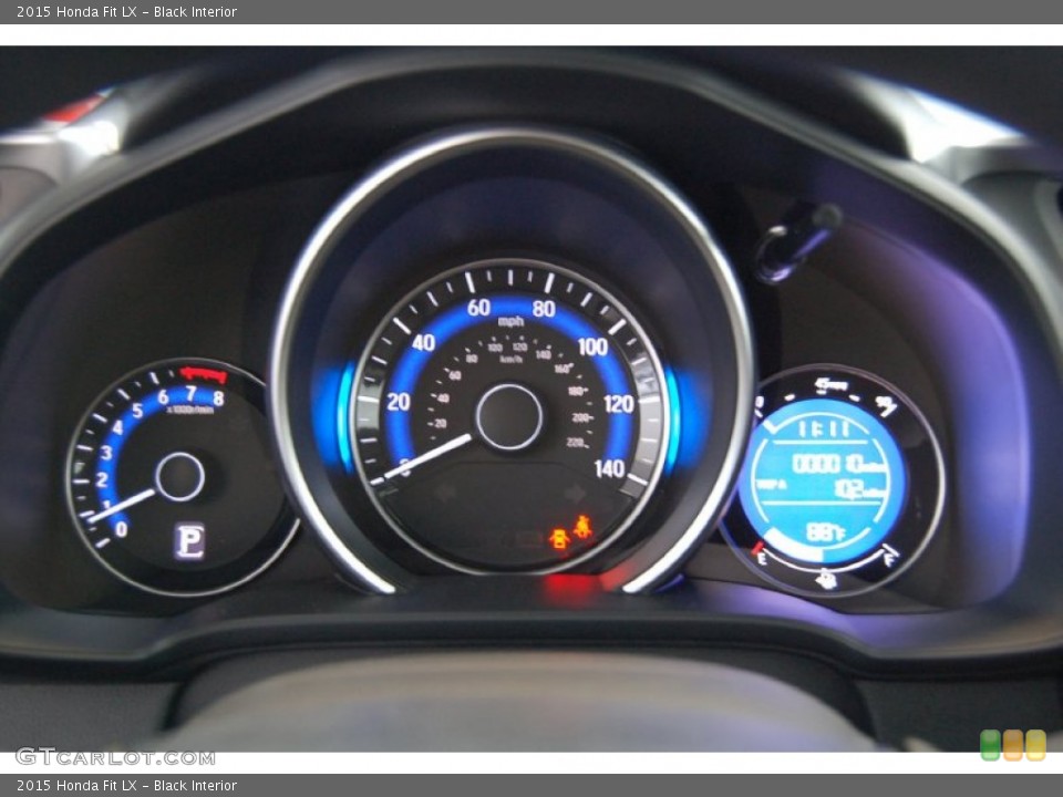 Black Interior Gauges for the 2015 Honda Fit LX #98047078