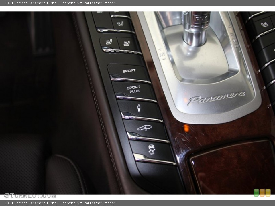 Espresso Natural Leather Interior Controls for the 2011 Porsche Panamera Turbo #98048239