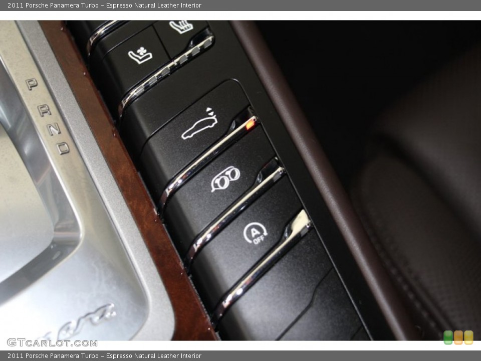 Espresso Natural Leather Interior Controls for the 2011 Porsche Panamera Turbo #98048251
