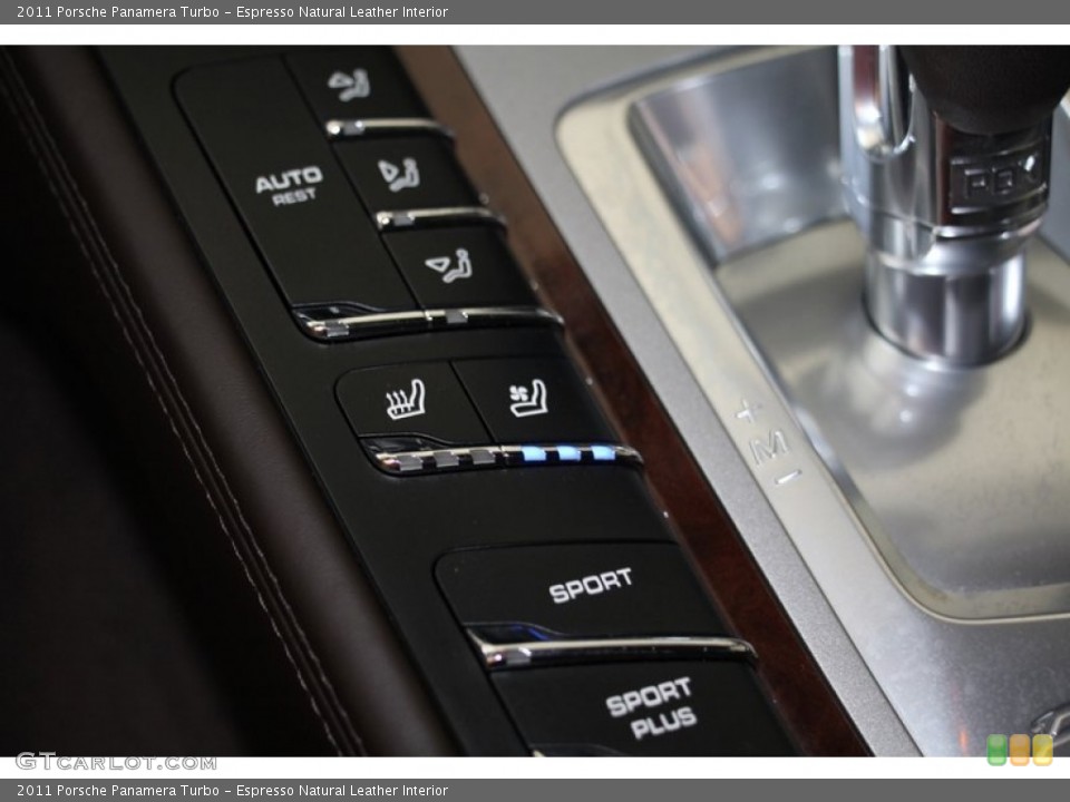 Espresso Natural Leather Interior Controls for the 2011 Porsche Panamera Turbo #98048262