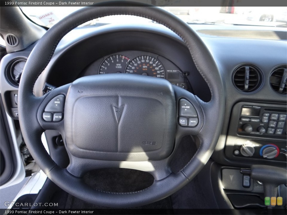 Dark Pewter Interior Steering Wheel for the 1999 Pontiac Firebird Coupe #98048278