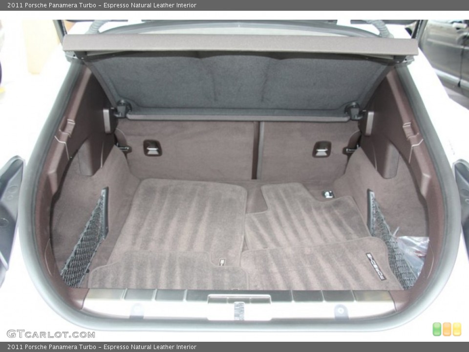 Espresso Natural Leather Interior Trunk for the 2011 Porsche Panamera Turbo #98048488