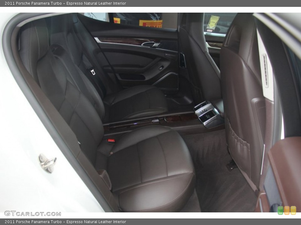 Espresso Natural Leather Interior Rear Seat for the 2011 Porsche Panamera Turbo #98048539