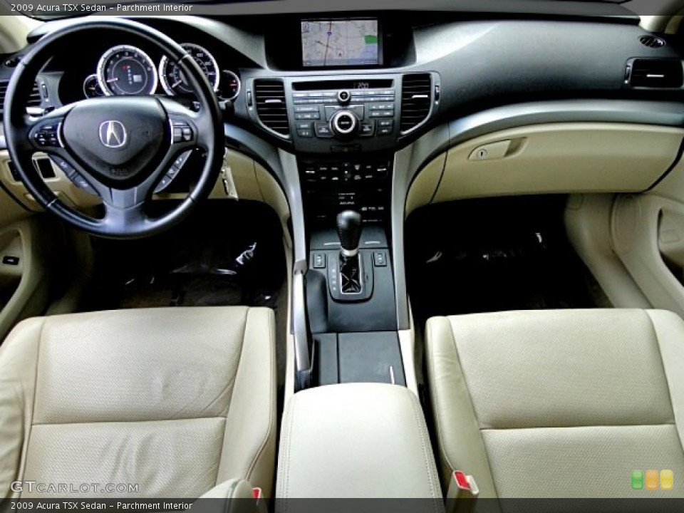 Parchment Interior Dashboard for the 2009 Acura TSX Sedan #98049031