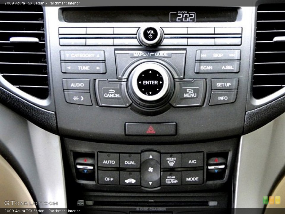 Parchment Interior Controls for the 2009 Acura TSX Sedan #98049055