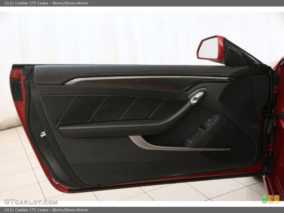 Ebony/Ebony Interior Door Panel for the 2012 Cadillac CTS Coupe #98050921