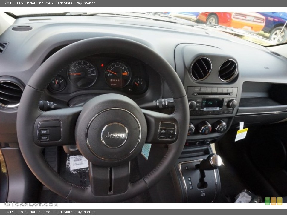 Dark Slate Gray Interior Steering Wheel for the 2015 Jeep Patriot Latitude #98055025