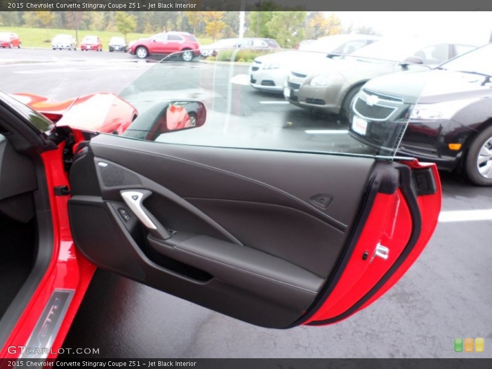 Jet Black Interior Door Panel for the 2015 Chevrolet Corvette Stingray Coupe Z51 #98055187
