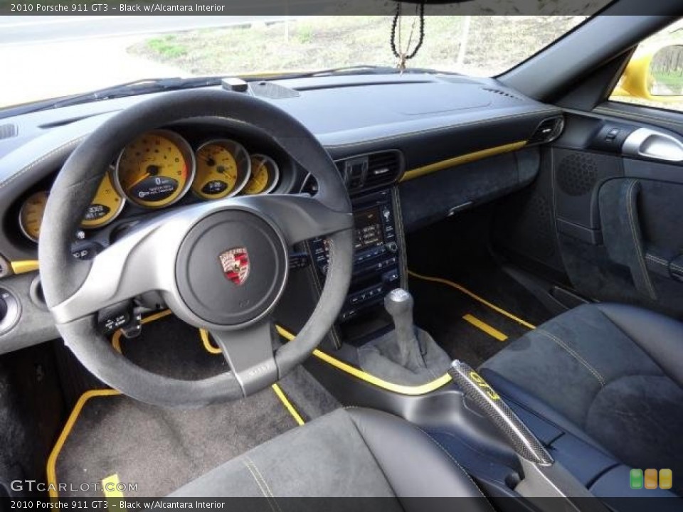 Black w/Alcantara Interior Prime Interior for the 2010 Porsche 911 GT3 #98055307