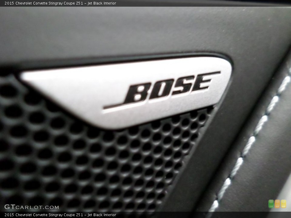 Jet Black Interior Audio System for the 2015 Chevrolet Corvette Stingray Coupe Z51 #98055523