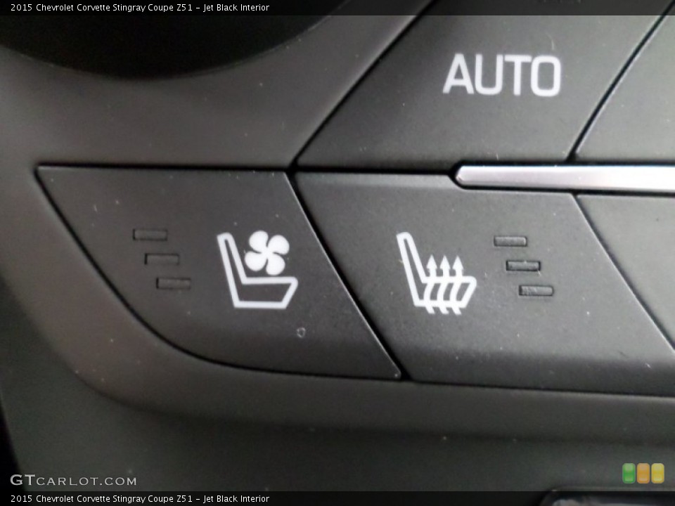 Jet Black Interior Controls for the 2015 Chevrolet Corvette Stingray Coupe Z51 #98055835