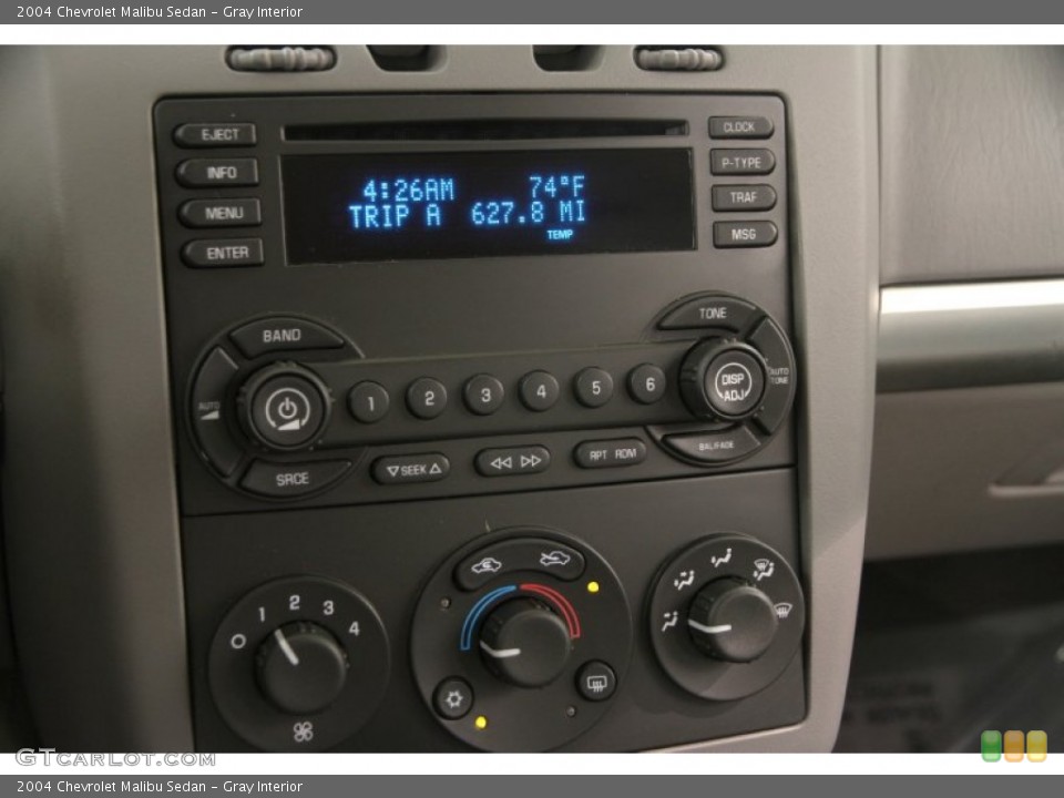 Gray Interior Controls for the 2004 Chevrolet Malibu Sedan #98056213