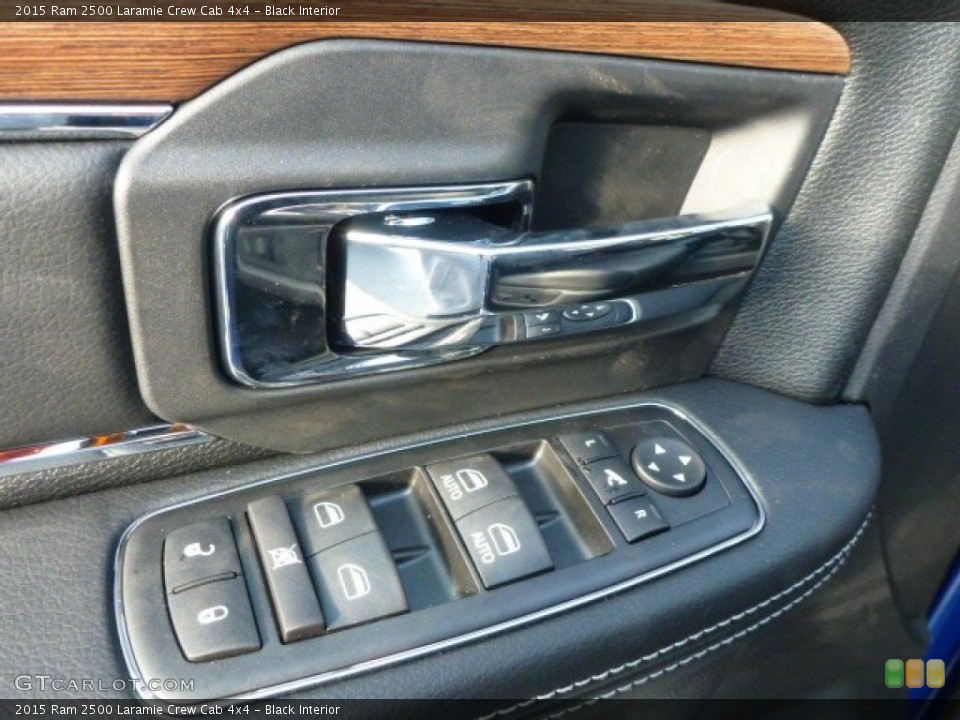 Black Interior Controls for the 2015 Ram 2500 Laramie Crew Cab 4x4 #98056903