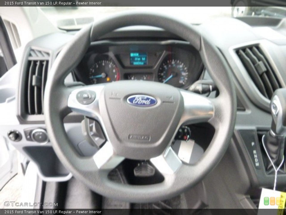 Pewter Interior Steering Wheel for the 2015 Ford Transit Van 150 LR Regular #98057026