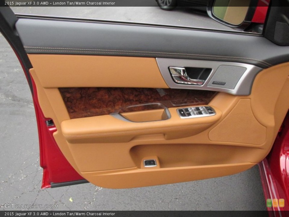 London Tan/Warm Charcoal Interior Door Panel for the 2015 Jaguar XF 3.0 AWD #98060133