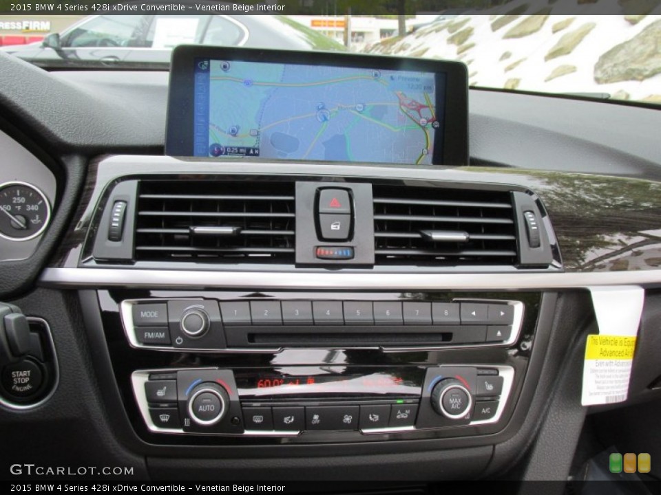 Venetian Beige Interior Controls for the 2015 BMW 4 Series 428i xDrive Convertible #98060773