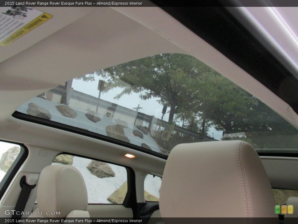Almond/Espresso Interior Sunroof for the 2015 Land Rover Range Rover Evoque Pure Plus #98061133