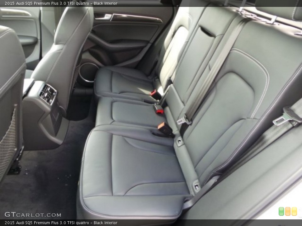 Black Interior Rear Seat for the 2015 Audi SQ5 Premium Plus 3.0 TFSI quattro #98061139
