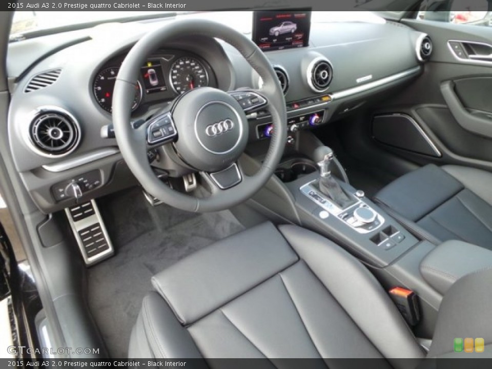 Black Interior Photo for the 2015 Audi A3 2.0 Prestige quattro Cabriolet #98061581