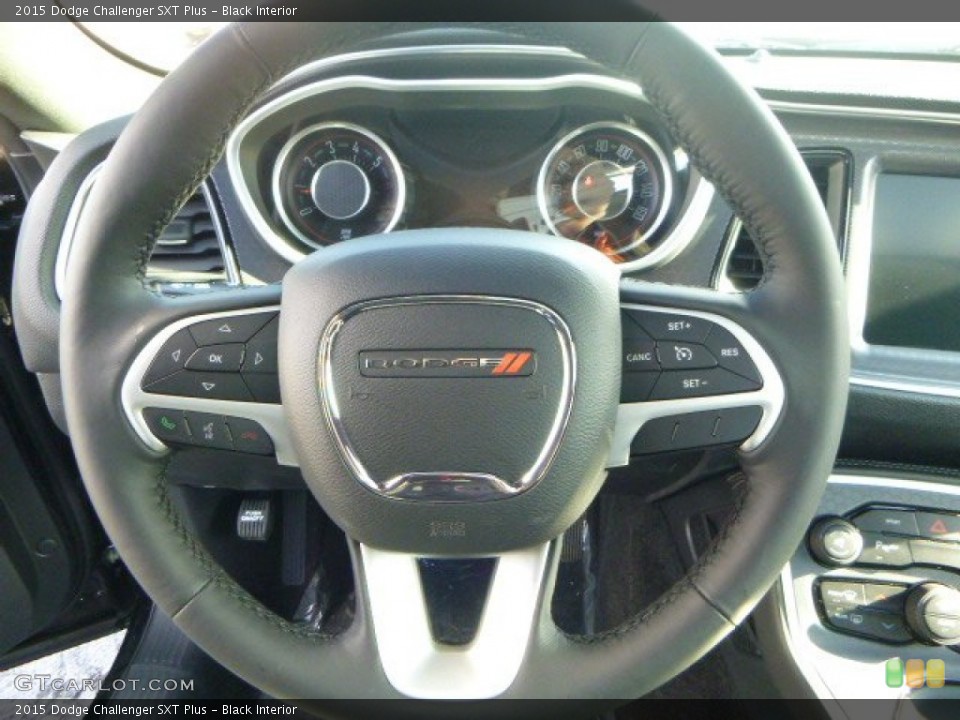 Black Interior Steering Wheel for the 2015 Dodge Challenger SXT Plus #98062531