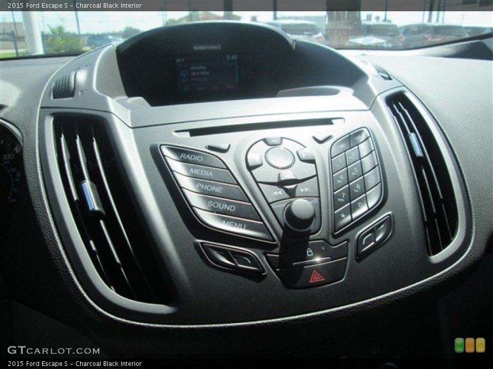 Charcoal Black Interior Controls for the 2015 Ford Escape S #98072902