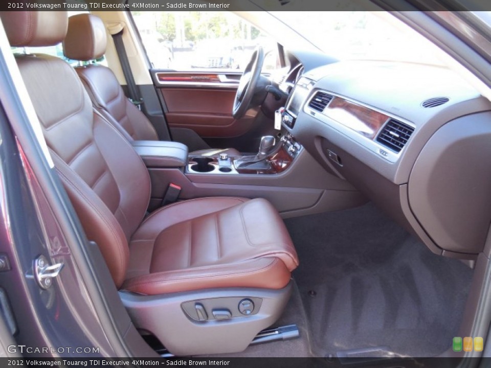 Saddle Brown Interior Front Seat for the 2012 Volkswagen Touareg TDI Executive 4XMotion #98074633