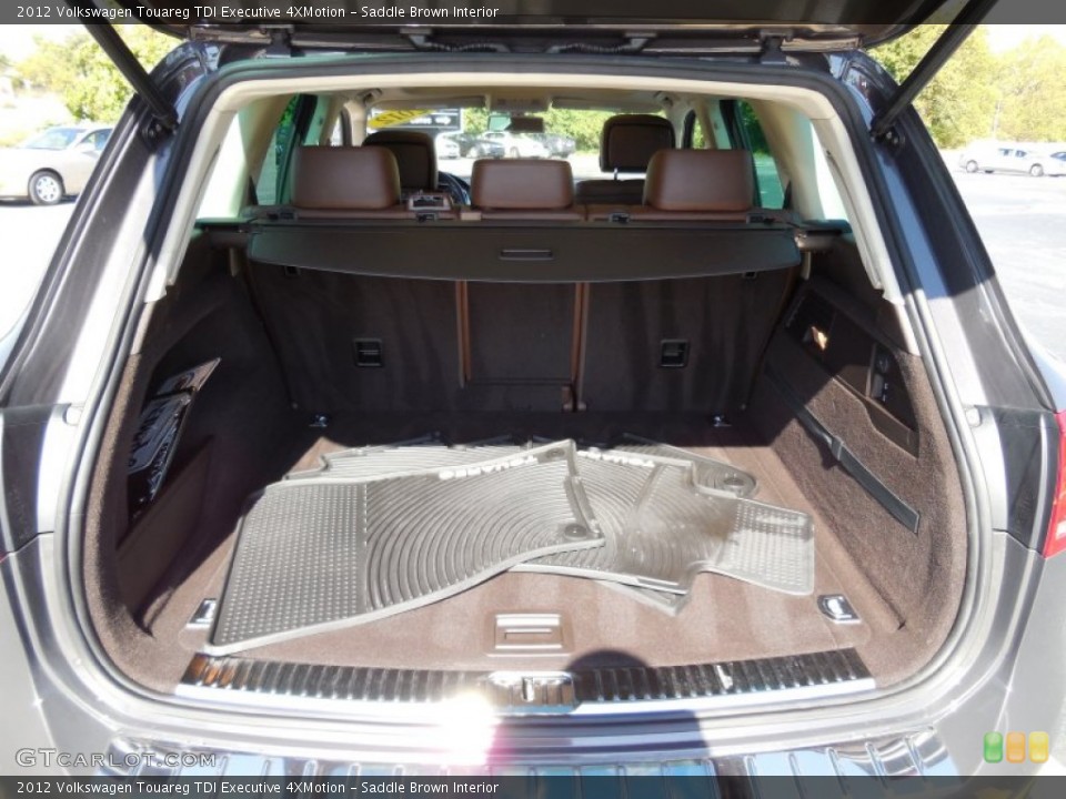 Saddle Brown Interior Trunk for the 2012 Volkswagen Touareg TDI Executive 4XMotion #98074702