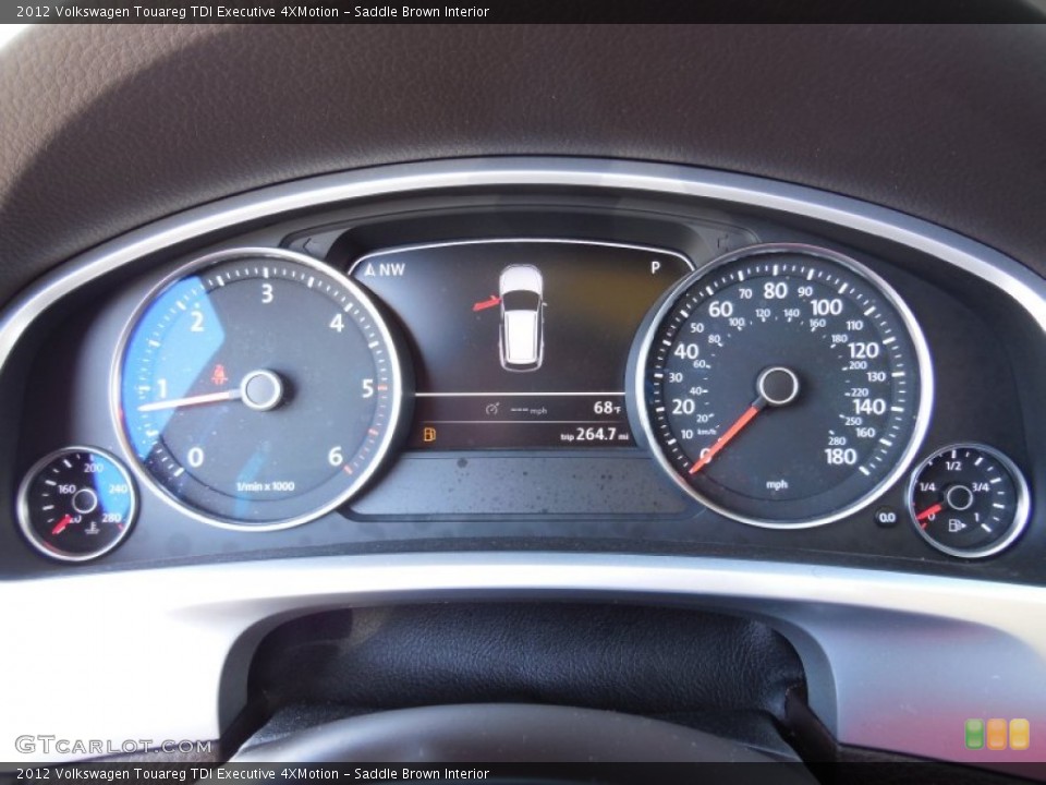 Saddle Brown Interior Gauges for the 2012 Volkswagen Touareg TDI Executive 4XMotion #98074975