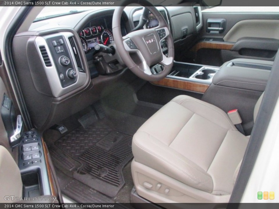 Cocoa/Dune Interior Prime Interior for the 2014 GMC Sierra 1500 SLT Crew Cab 4x4 #98077585